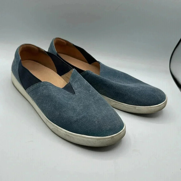 Vionic Ivy Canvas Slip-On Shoes in navy blue - Picture 3 of 6
